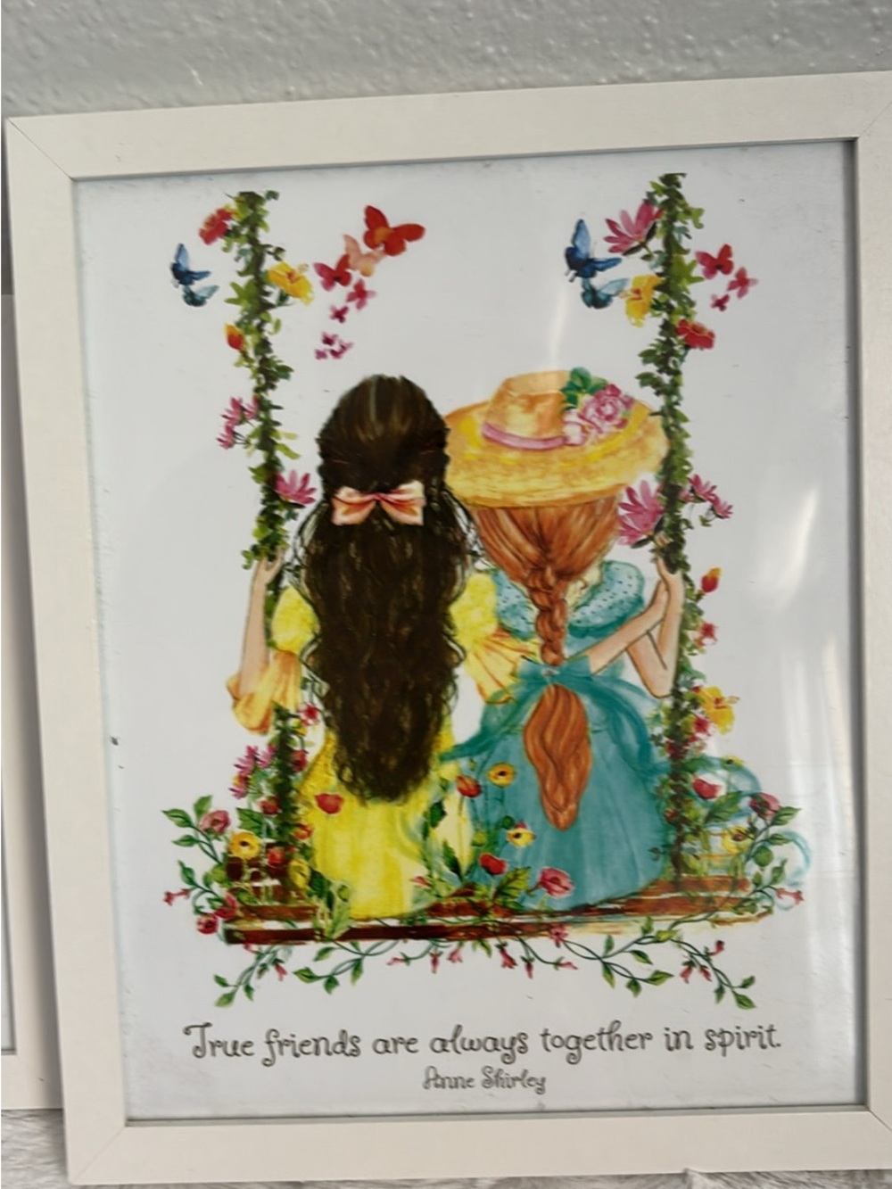 Anne Of Green Gables Theme Art Print Framed